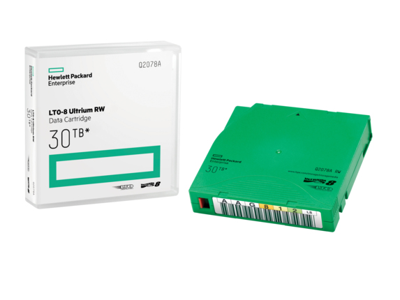 Hewlett Packard Enterprise LTO-8 Ultrium 30TB RW Data Cartridge Lege gegevenscartridge 12000 GB 1,27 cm (Q2078A) thumbnail Hewlett Packard Enterprise LTO-8 Ultrium 30TB RW Data Cartridge Lege gegevenscartridge 12000 GB 1,27 cm (Q2078A) thumbnail
