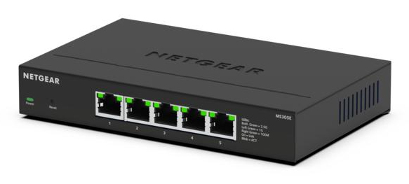 NETGEAR MS305E Unmanaged 2.5G Ethernet (100/1000/2500) Zwart (MS305E-100EUS) thumbnail