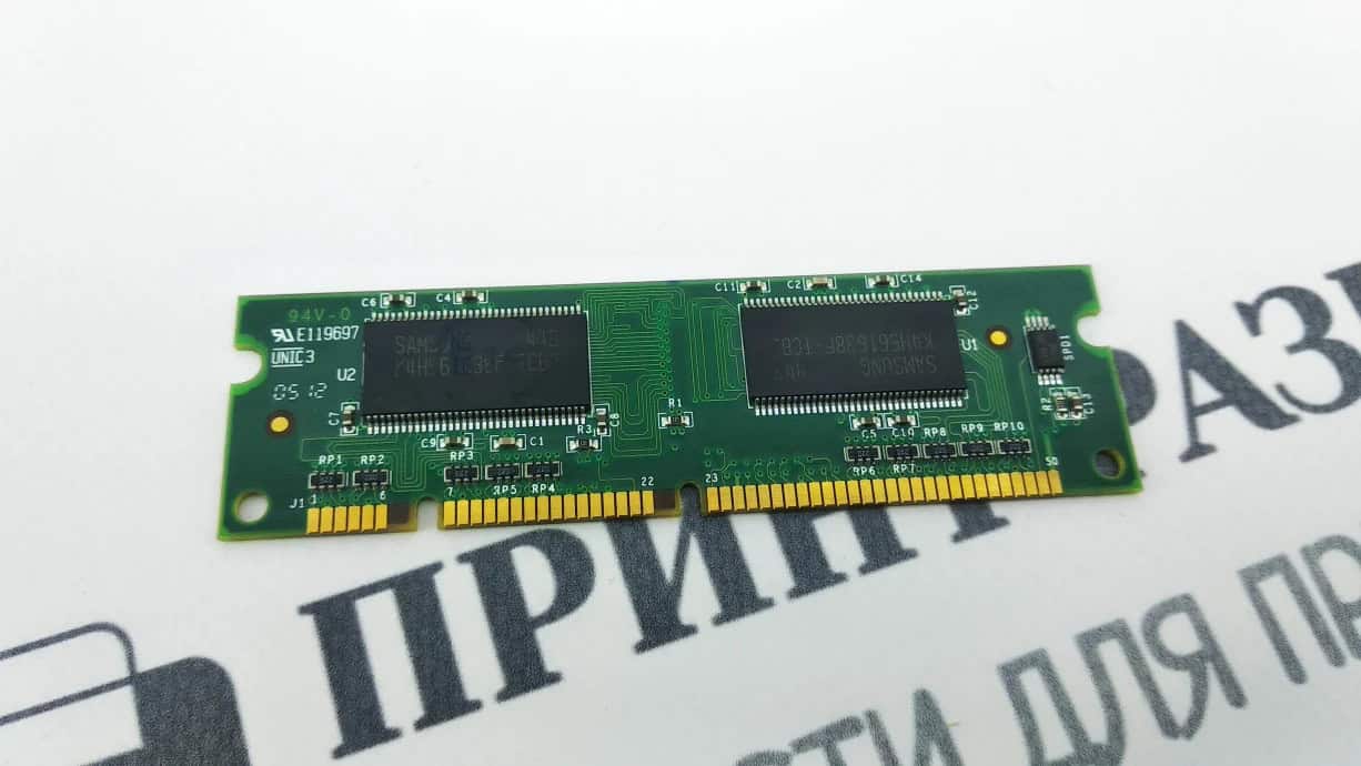 HP 64Mb DDRAM DIMM-module, 100-pins (Q3982A) thumbnail