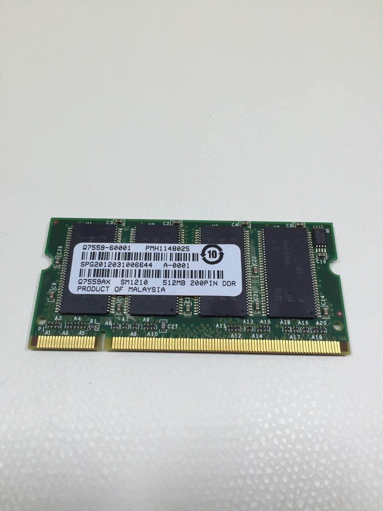 HP 512MB 167MHZ 200 PIN DDR DIMM (Q7559-60001) thumbnail