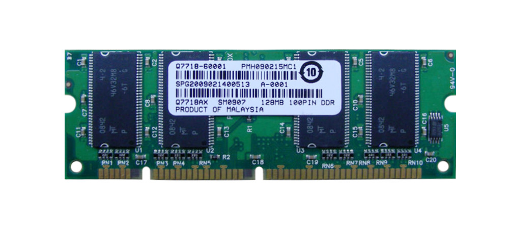 HP128MB, 100-pin, DDR SDRAM DIMM memory module (Q7718-67951-N) thumbnail
