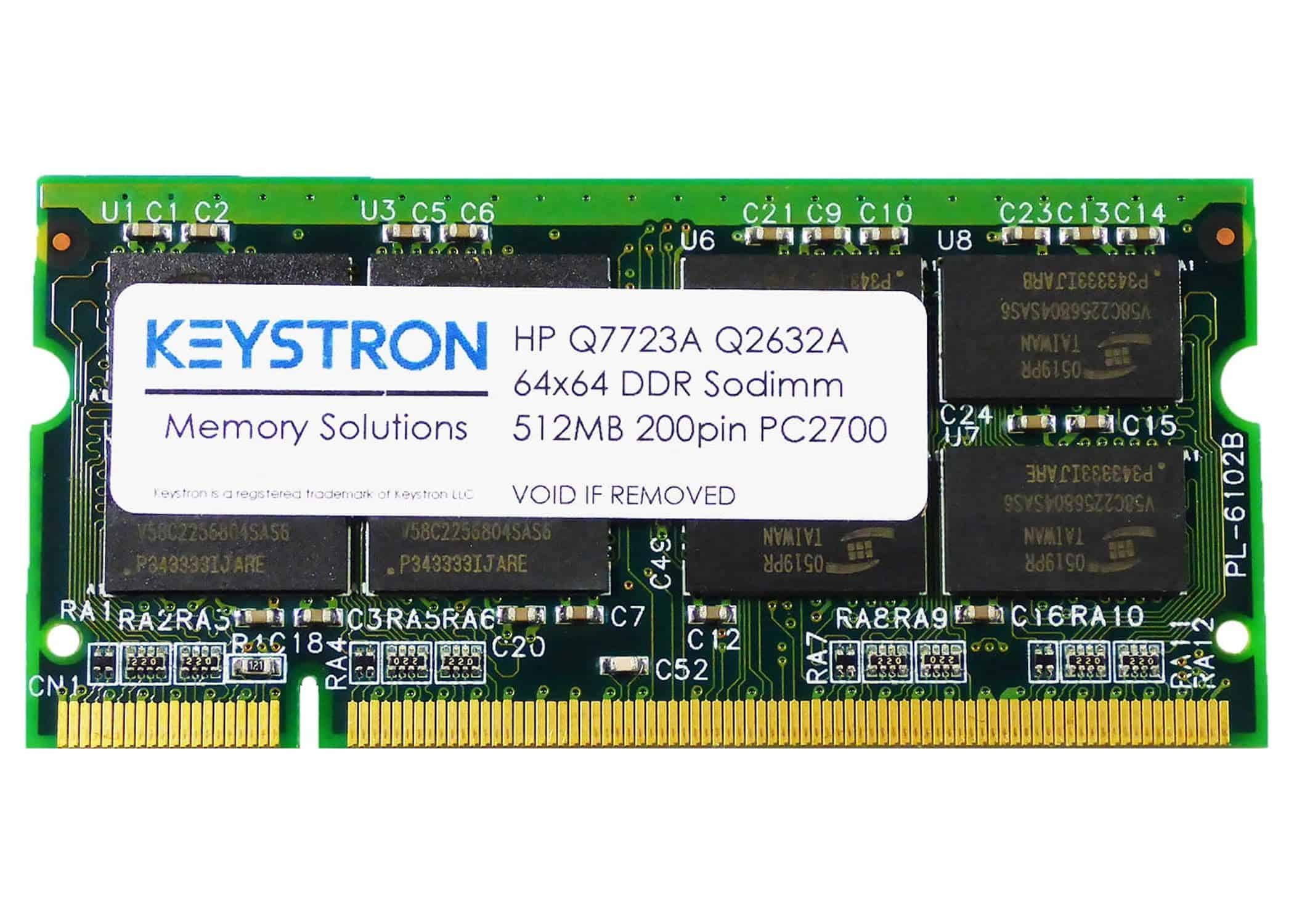 HP 512 MB SDRAM DIMM for Color Laserjet (Q7723-60001) thumbnail