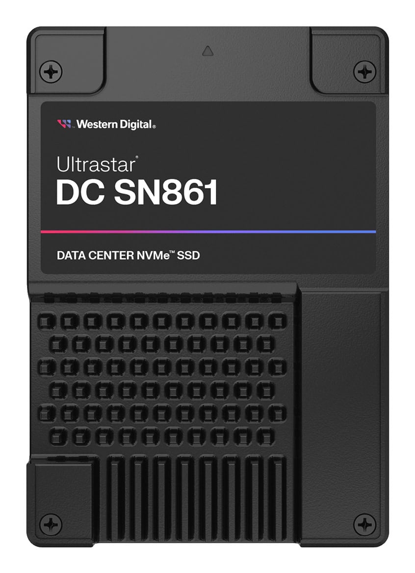 Western Digital 2,5 WD Ultrastar DC SN861 WUS6BA176PSP9X3 - Datencenter - 7.68 TB - intern - U.2 PCIe 5.0 x4 (NVMe) (0TS2527) thumbnail
