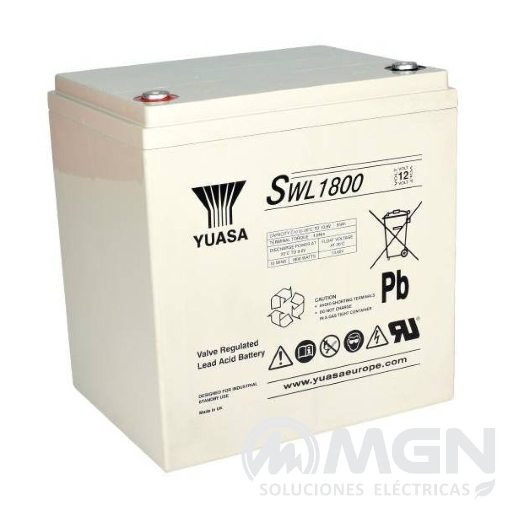 APC SWL1800 Yuasa VRLA 12V Battery (BATTSWL1800YU) thumbnail