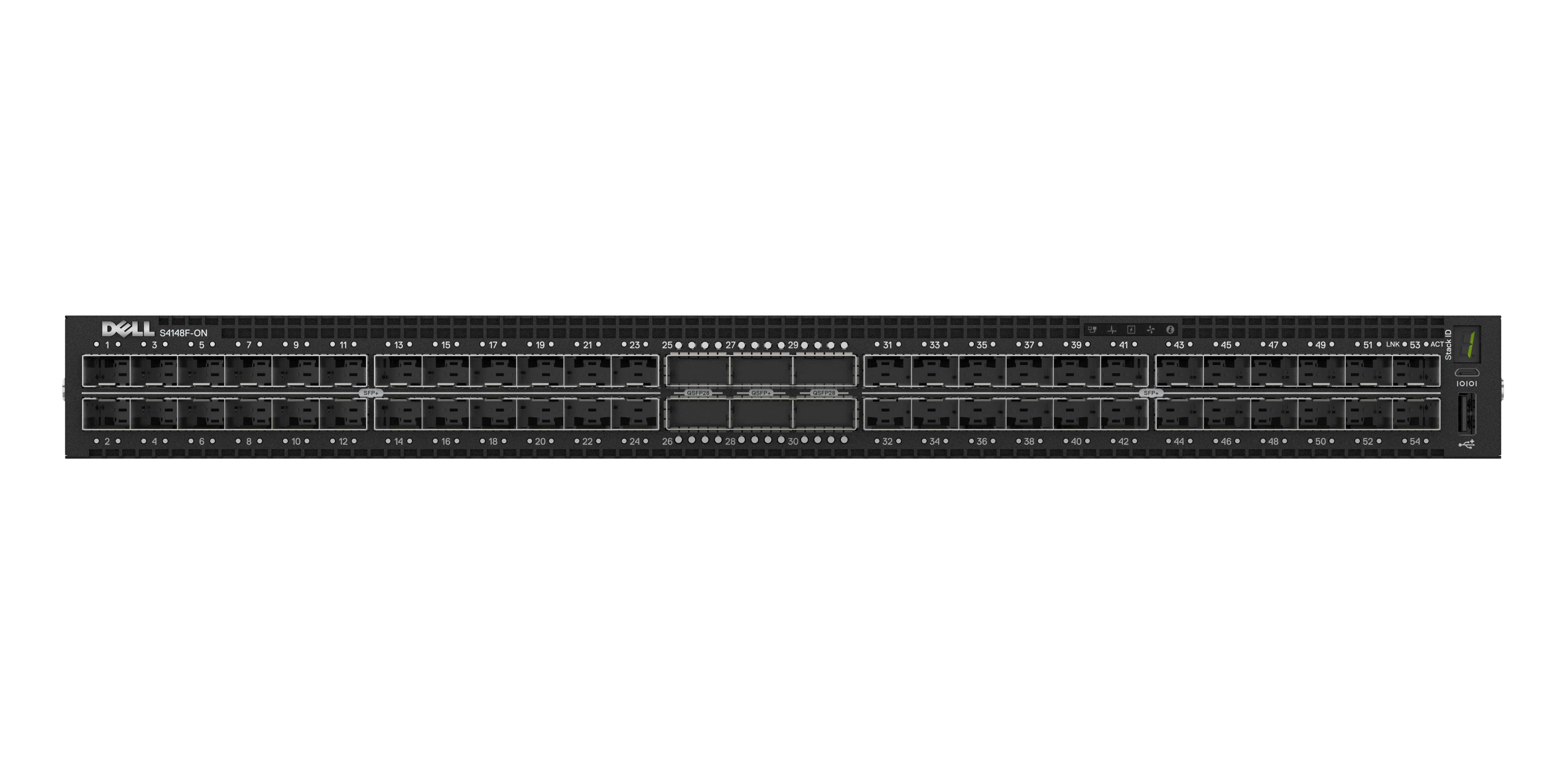 DELL S-Series S4148F-ON Managed L2/L3 1U Zwart (210-ALSI) thumbnail