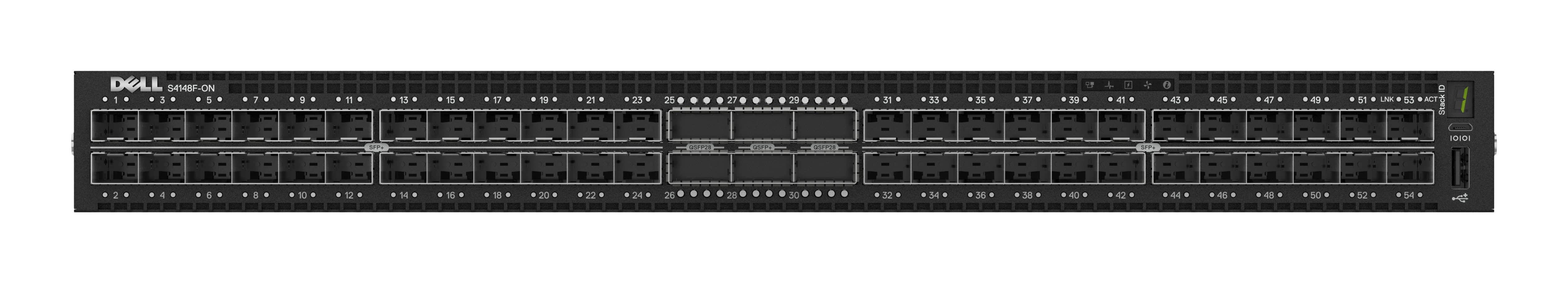 DELL S-Series S4148F-ON Managed L2/L3 1U Zwart (210-ALSI) thumbnail