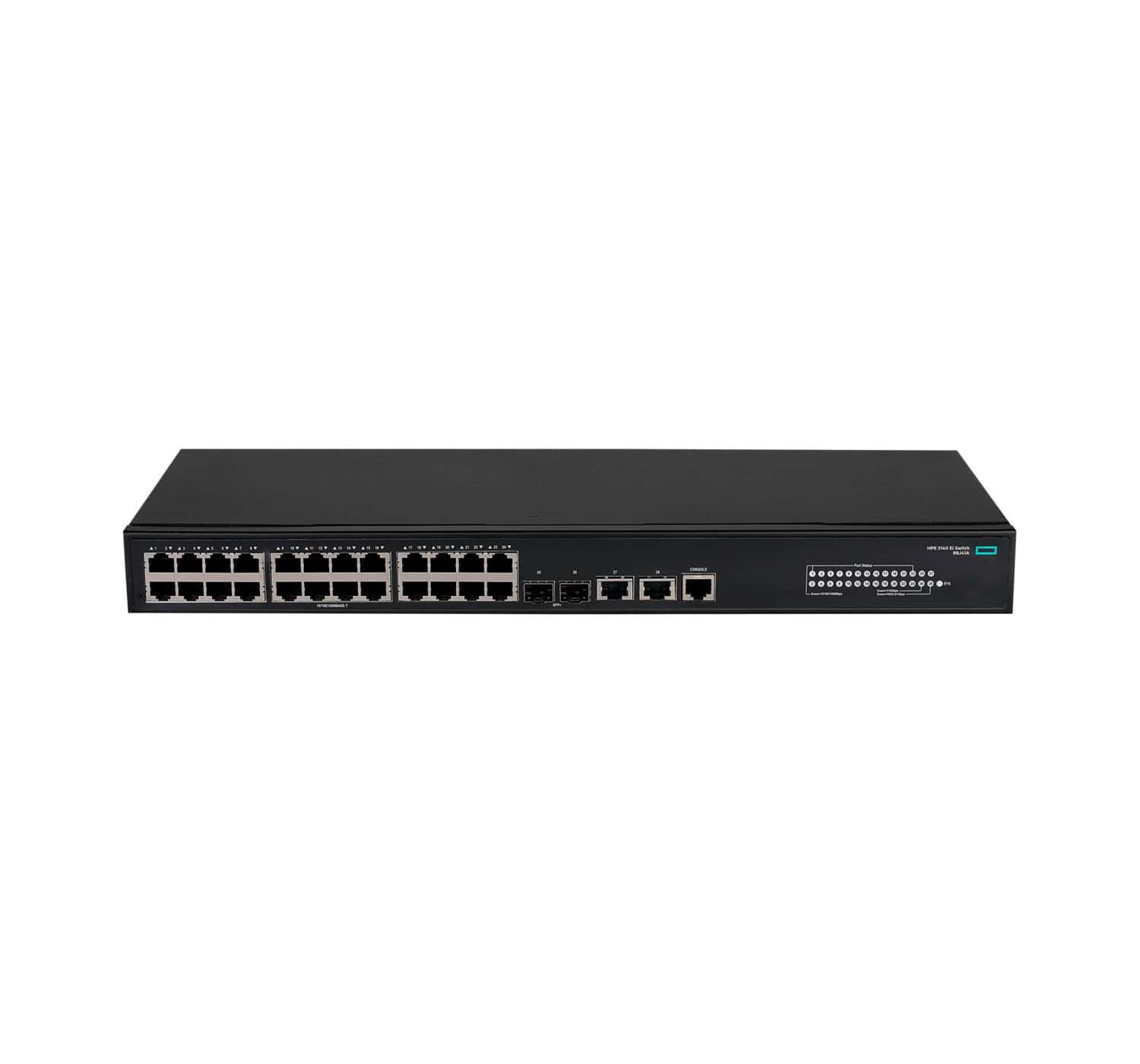 Hewlett Packard Enterprise FlexNetwork 5140 24G 2SFP+ 2XGT EI Managed L3 Gigabit Ethernet (10/100/1000) 1U (R8J41A#ABB) thumbnail