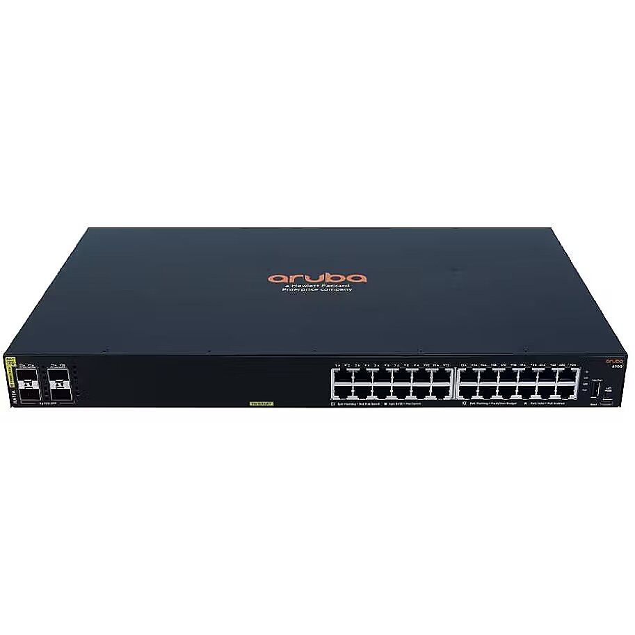 HPE Aruba Networking CX6200M 24G 4SFP + Switch (min 1 Power Supply Required) (R8Q67A) thumbnail