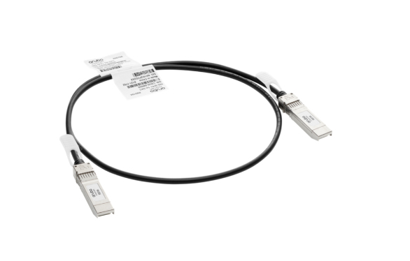 Aruba, a Hewlett Packard Enterprise company R9D19A Glasvezel kabel 1 m SFP+ Zwart, Zilver (R9D19A) thumbnail