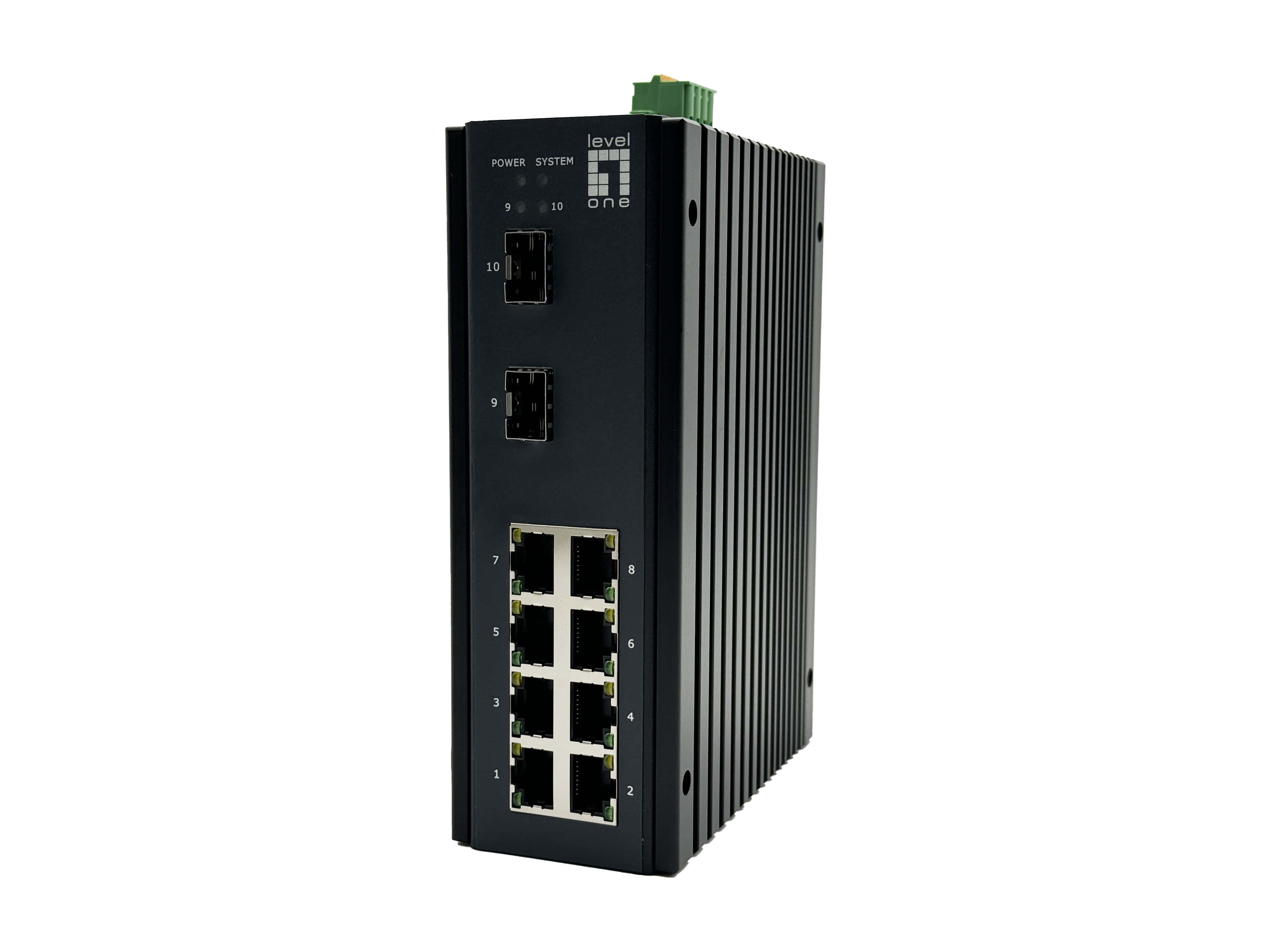 LevelOne IGU-1071 netwerk-switch Managed L2+ Gigabit Ethernet (10/100/1000) Zwart (IGU-1071) thumbnail