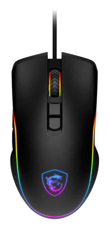 MSI FORGE GM300 muis Gamen Ambidextrous USB Type-A Optisch 7200 DPI (S12-0402300-HH9) thumbnail
