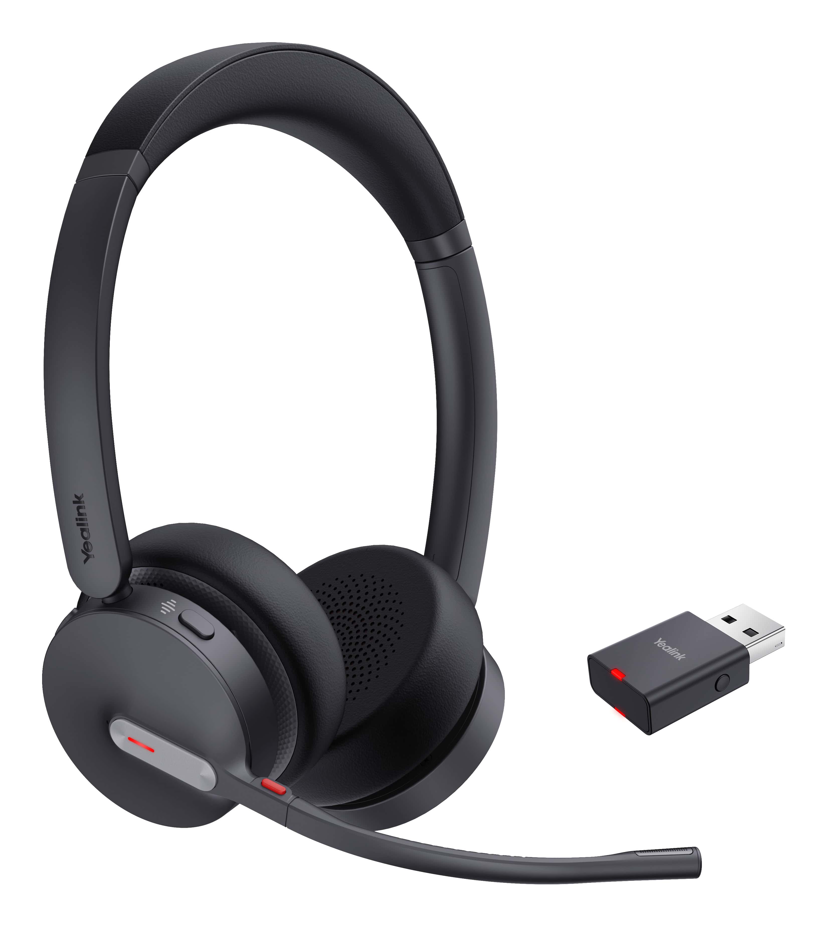 Yealink WH64 Hybrid Dual UC Headset Draadloos Hoofdband Kantoor/callcenter Micro-USB Bluetooth Zwart (1208686) thumbnail