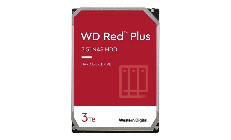 Western Digital WD Red Plus WD30EFPX - Festplatte - 3TB - intern - 3.5 (8,9 cm) - SATA - Puffer: 256MB (WD30EFPX) (WD30EFPX) thumbnail