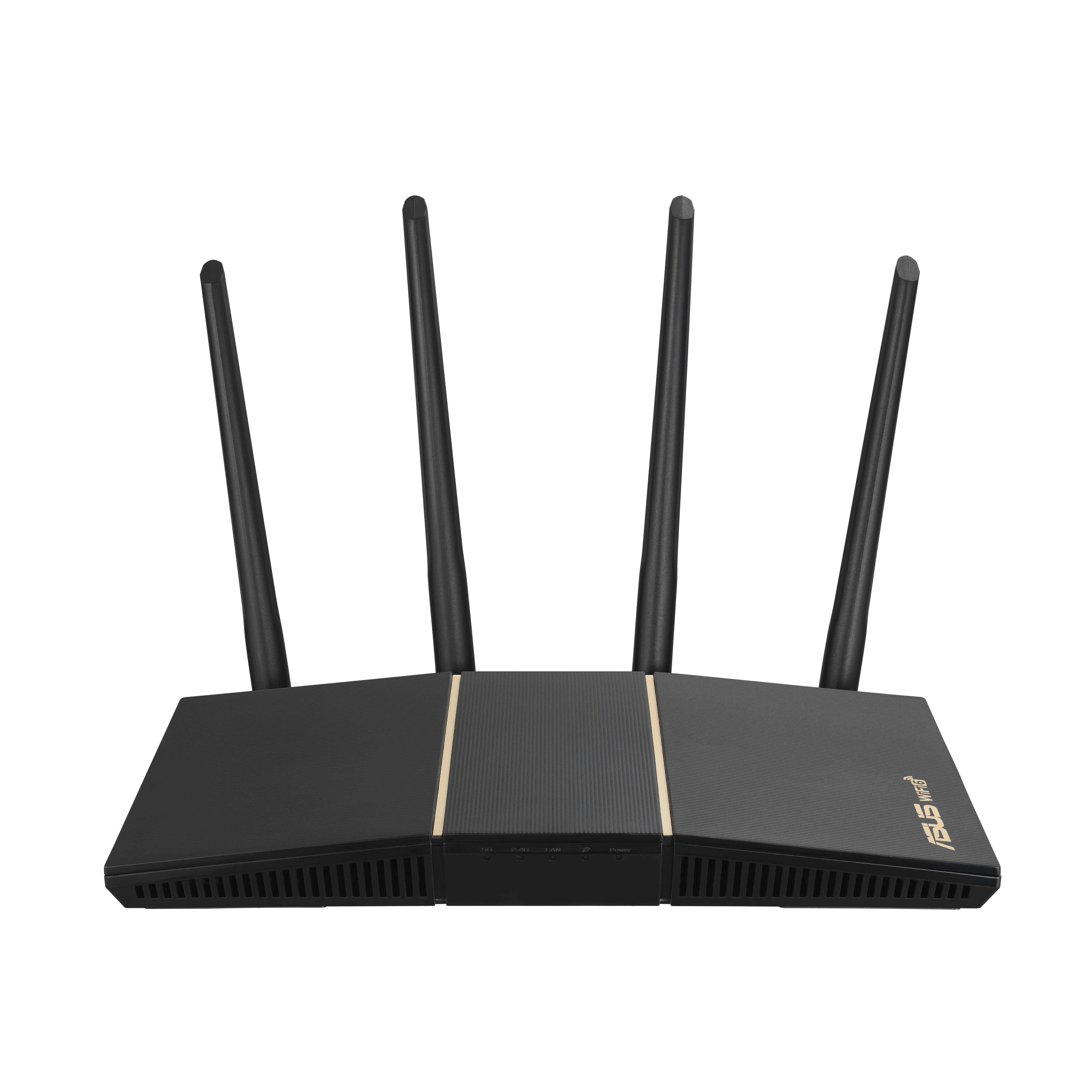 ASUS RT-AX57 draadloze router Gigabit Ethernet Dual-band (2.4 GHz / 5 GHz) Zwart (90IG06Z0-MU2C00) thumbnail
