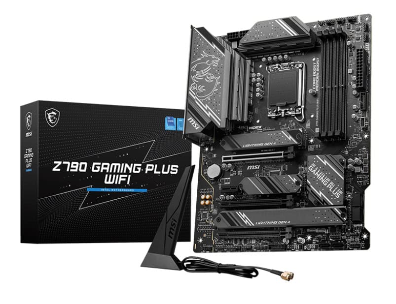 MSI Z790 GAMING PLUS WIFI moederbord Intel Z790 LGA 1700 ATX (Z790PLUSWIFI) thumbnail