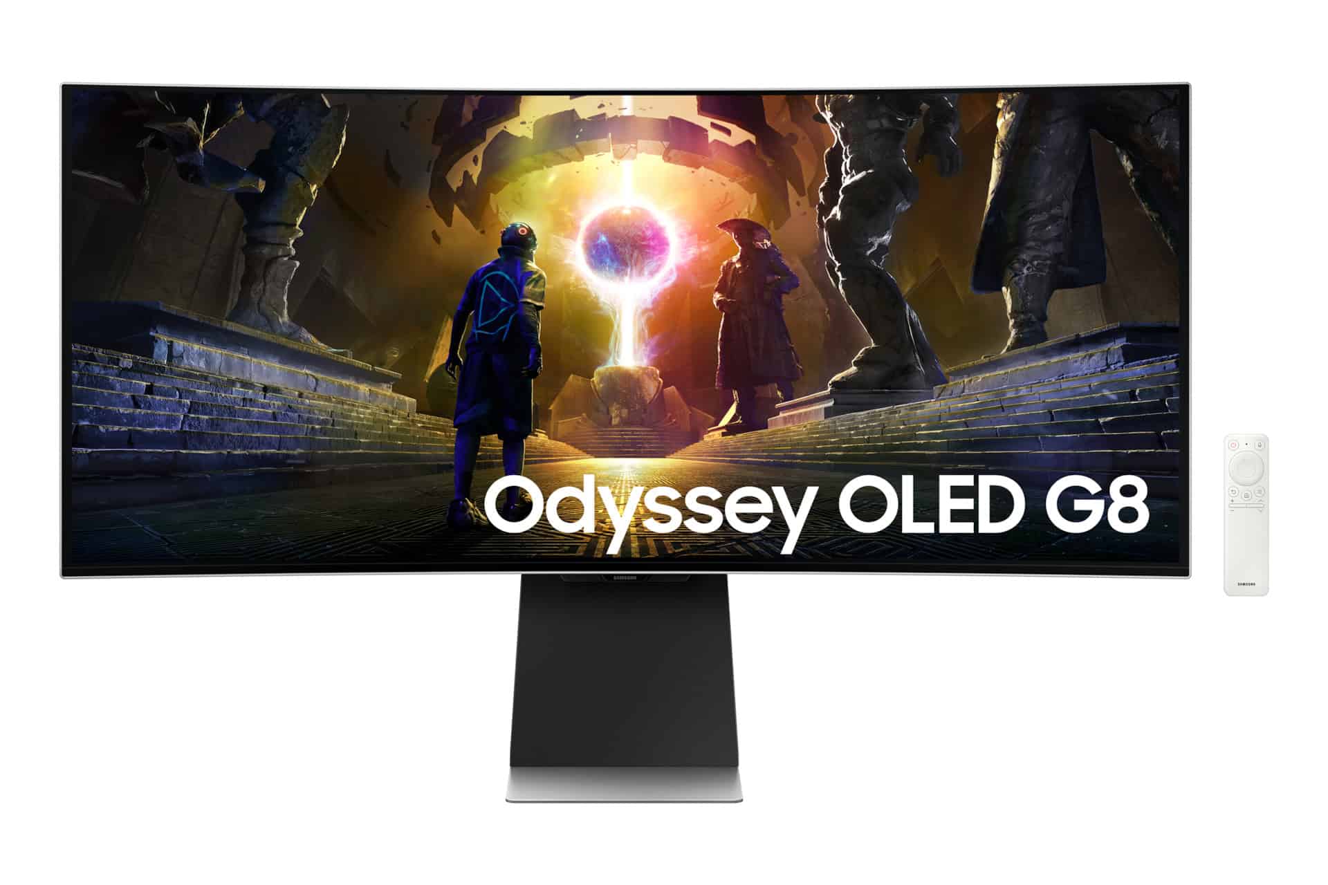 Samsung 34 Inch Odyssey OLED G8 G85SD Ultra WQHD 175Hz Gaming Monitor (LS34DG850SUXEN) thumbnail