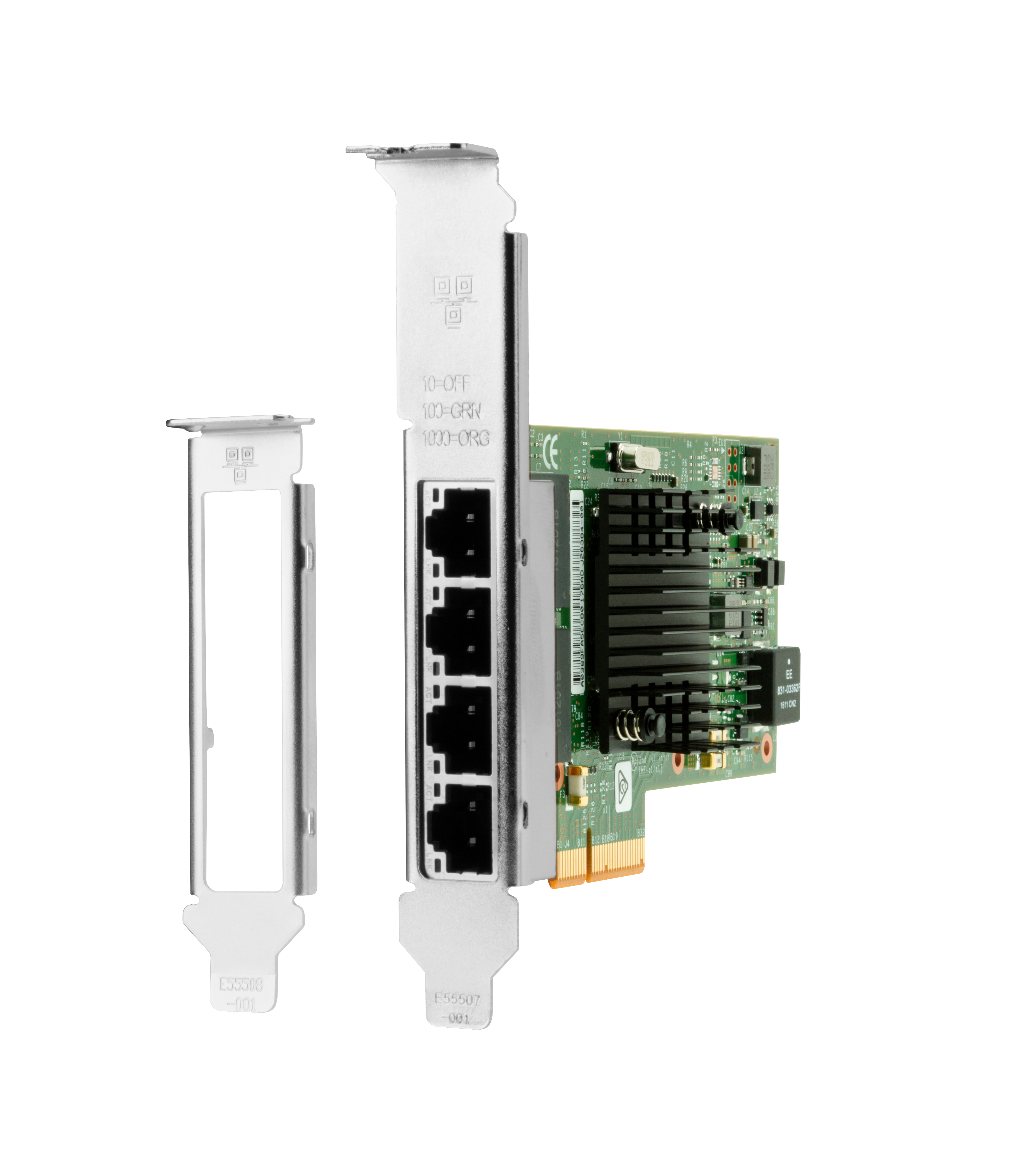 HP Intel Ethernet I350-T4 4-poorts 1-Gb NIC (W8X25AA) thumbnail