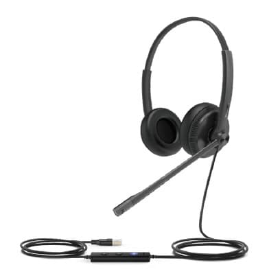 Yealink UH34 Lite Headset Bedraad Hoofdband Kantoor/callcenter Zwart (UH34LITEDUALTEAMS) thumbnail