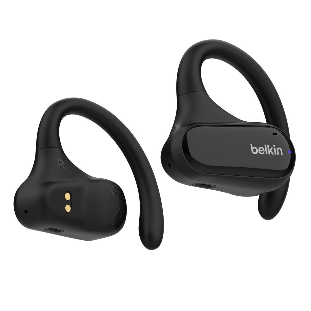 Belkin SoundForm ClearFit Wireless Open-Ear-Kopfhörer schwarz (AUC013CTBK) thumbnail