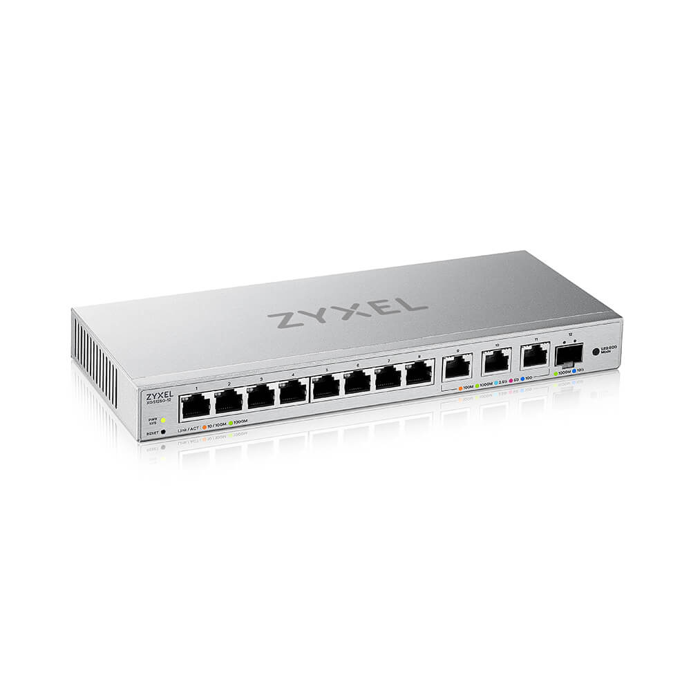 Zyxel XGS1250-12 Managed L2 10G Ethernet (100/1000/10000) Grijs (XGS1250-12-ZZ0102F) thumbnail