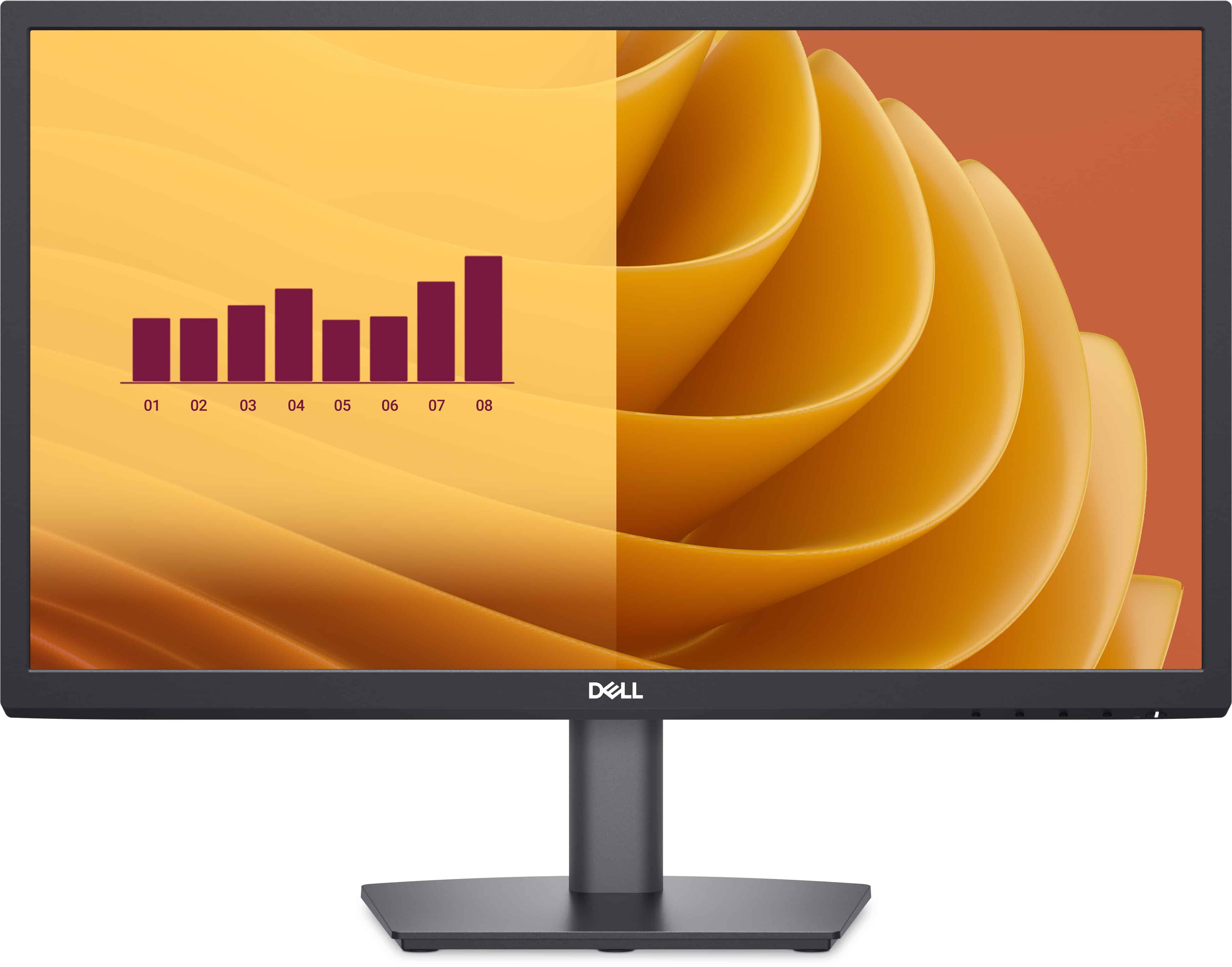DELL E Series E2225H computer monitor 54,5 cm (21.4) 1920 x 1080 Pixels Full HD LCD Zwart (DELL-E2225H) thumbnail