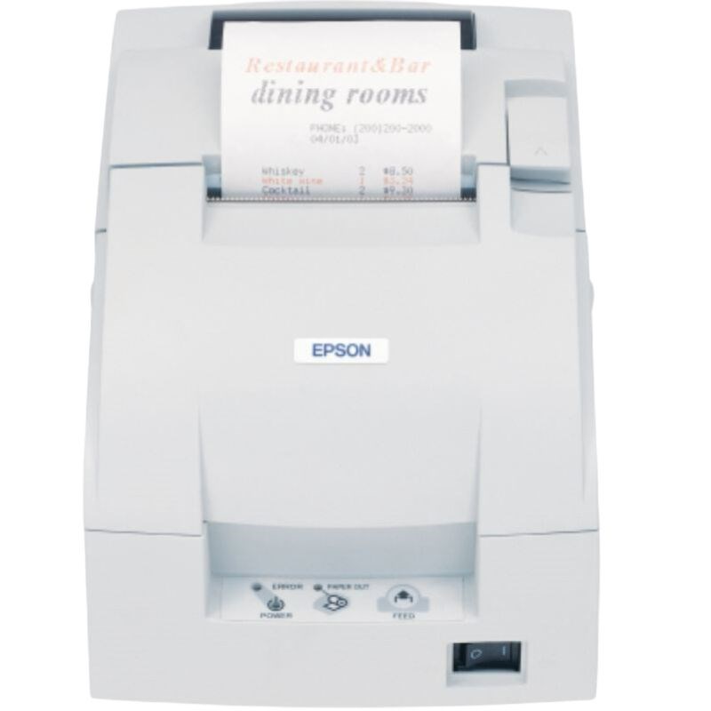 Epson TM U 220IIB - USB matrix receipt printer with cutter incl. power supply white (C31CL27101B0) thumbnail