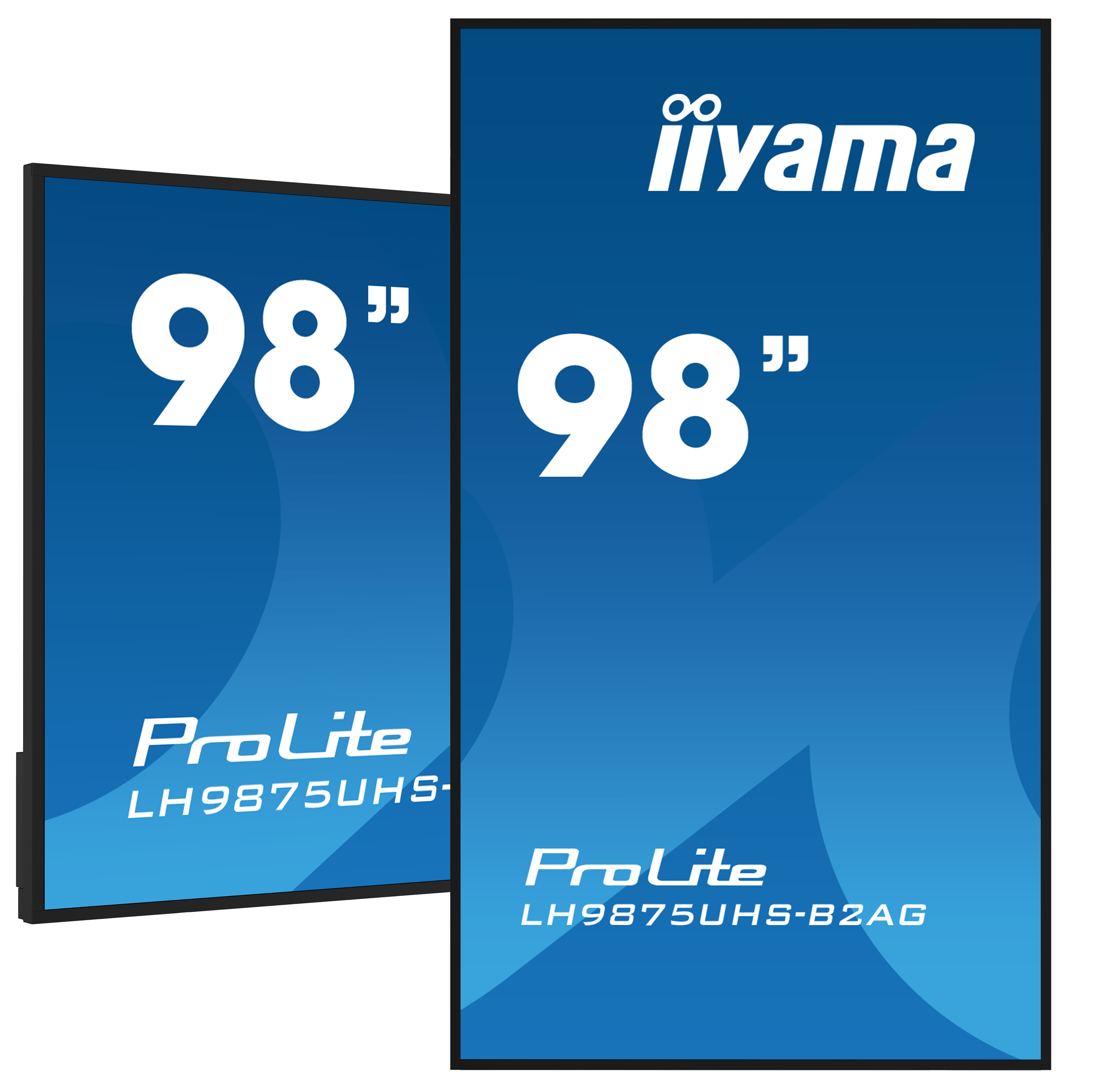 iiyama LH9875UHS-B2AG beeldkrant Digitale signage flatscreen 2,48 m (97.5") LED Wifi 500 cd/m² 4K Ultra HD Zwart Type processor Android 11 24/7 (LH9875UHS-B2AG) thumbnail