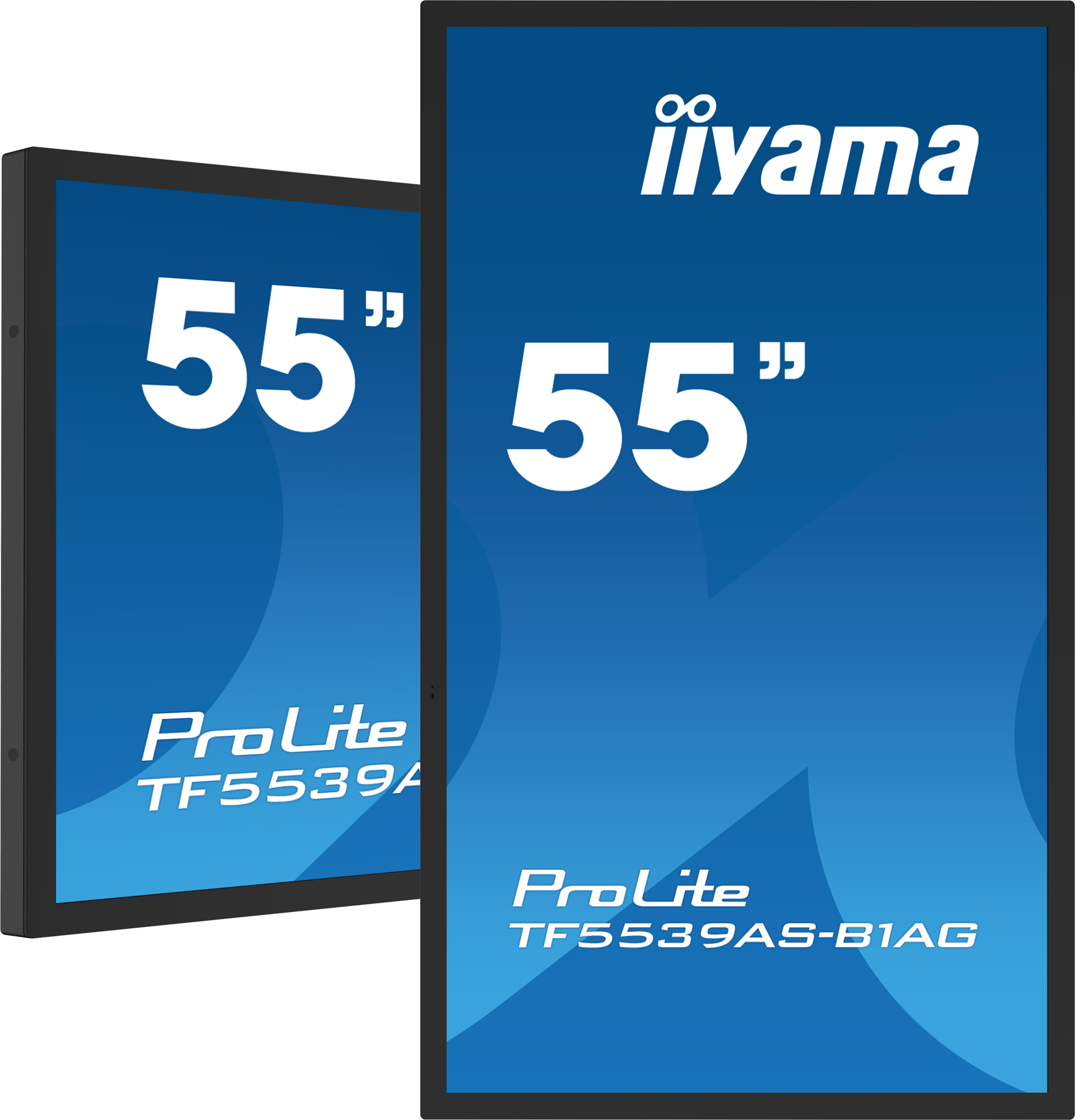 iiyama TF5539AS-B1AG beeldkrant Kiosk-ontwerp 138,7 cm (54.6") LED 435 cd/m² 4K Ultra HD Zwart Touchscreen Type processor Android 11 24/7 (TF5539AS-B1AG) thumbnail