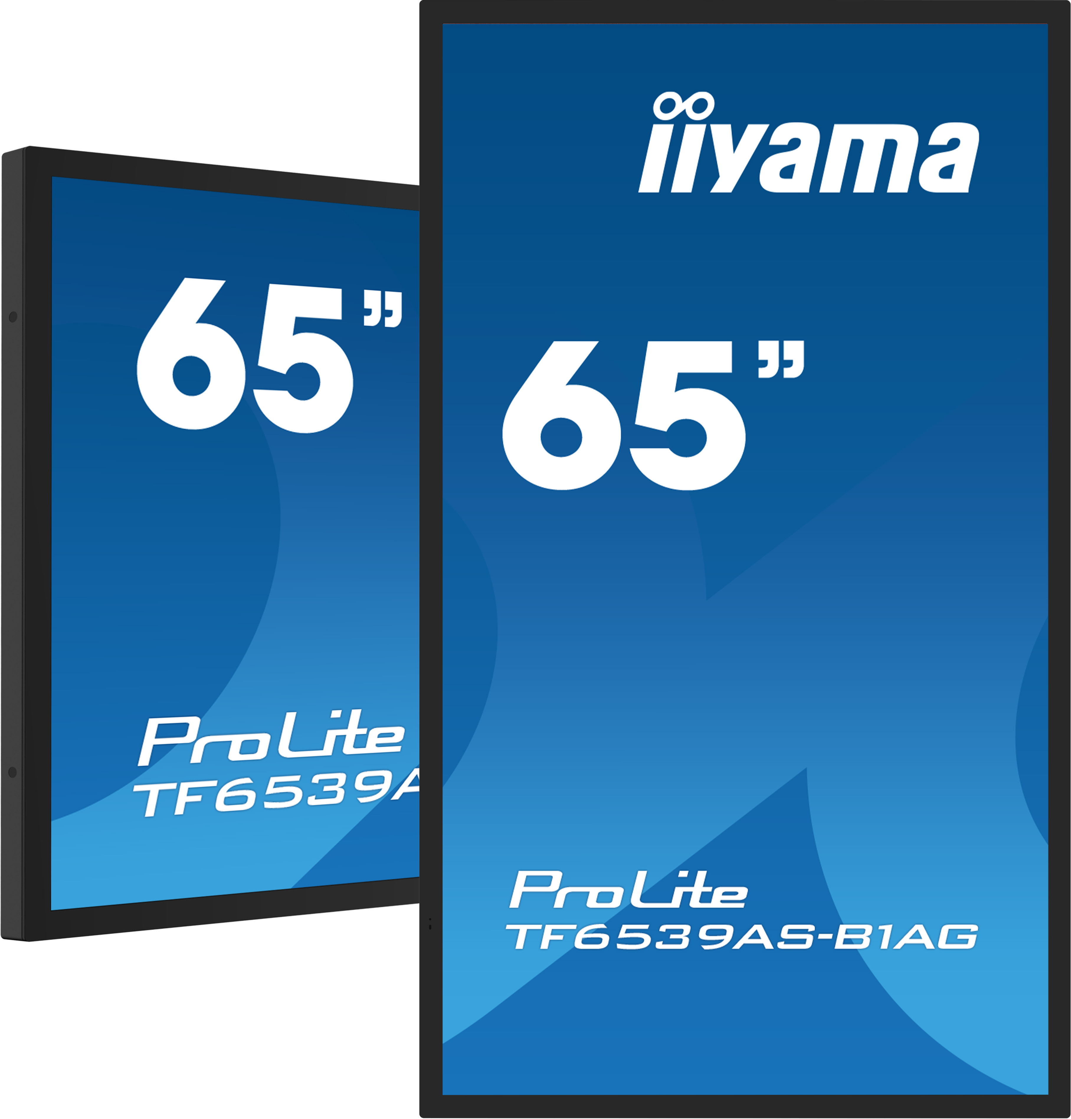 iiyama TF6539AS-B1AG beeldkrant Kiosk-ontwerp 163,8 cm (64.5") LED 435 cd/m² 4K Ultra HD Zwart Touchscreen Type processor Android 11 24/7 (TF6539AS-B1AG) thumbnail