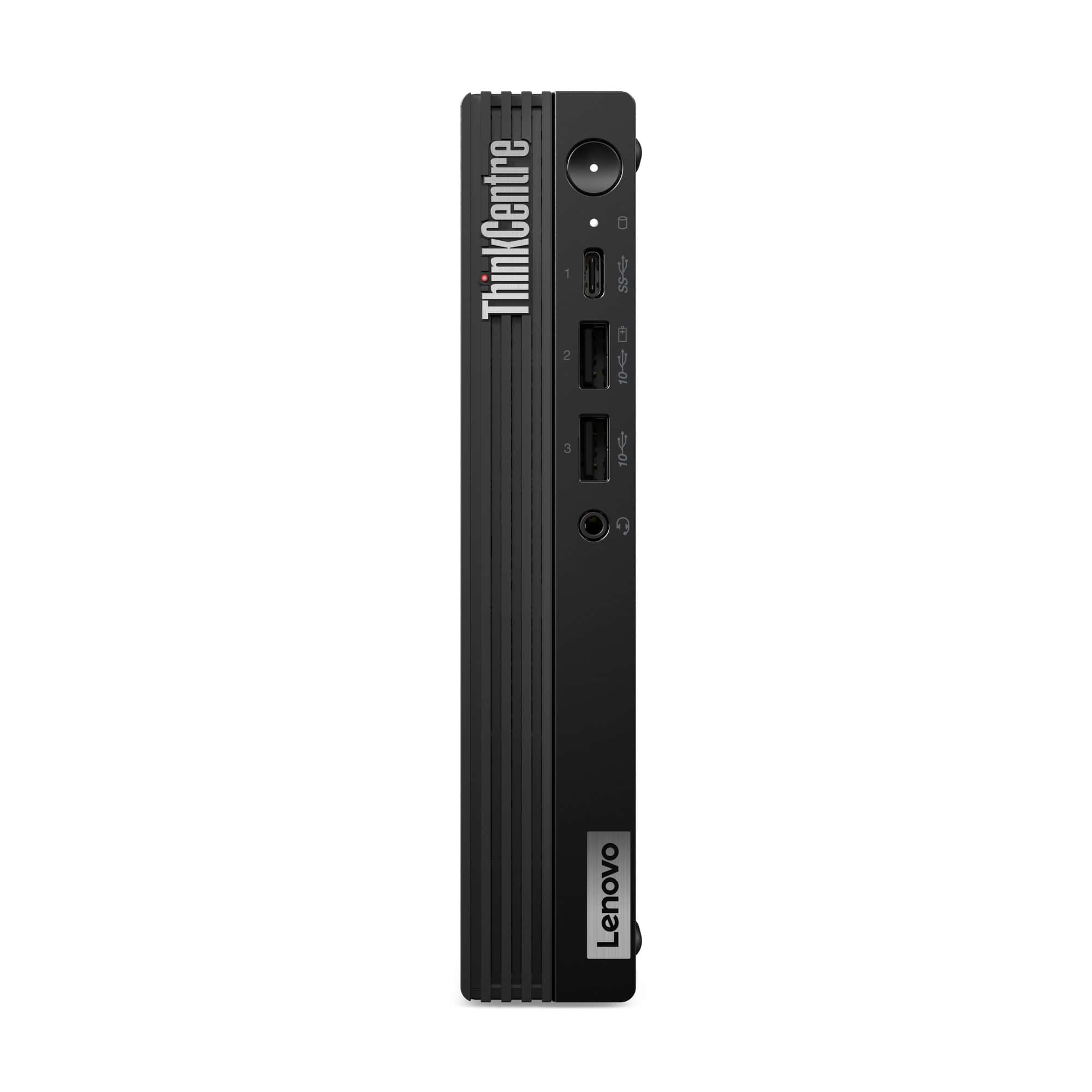 Lenovo ThinkCentre M70q Gen 5 Intel® Core™ i5 i5-13400T 8 GB DDR5-SDRAM 256 GB SSD Mini PC Zwart (12TD0034GE) thumbnail