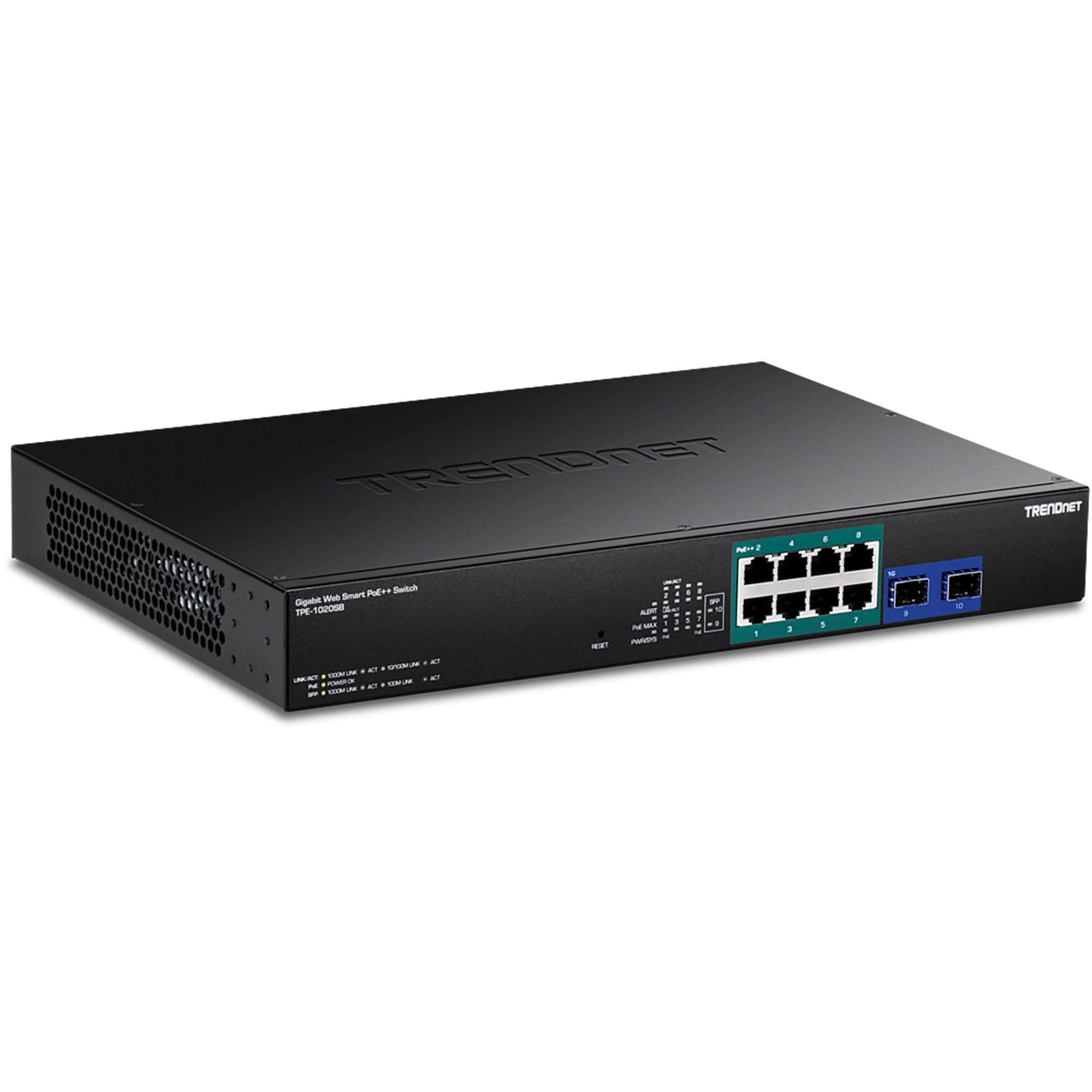 TRENDnet TPE-1020SB 10-Port PoE++ Switch Gigabit Web Smart (TPE-1020SB) thumbnail
