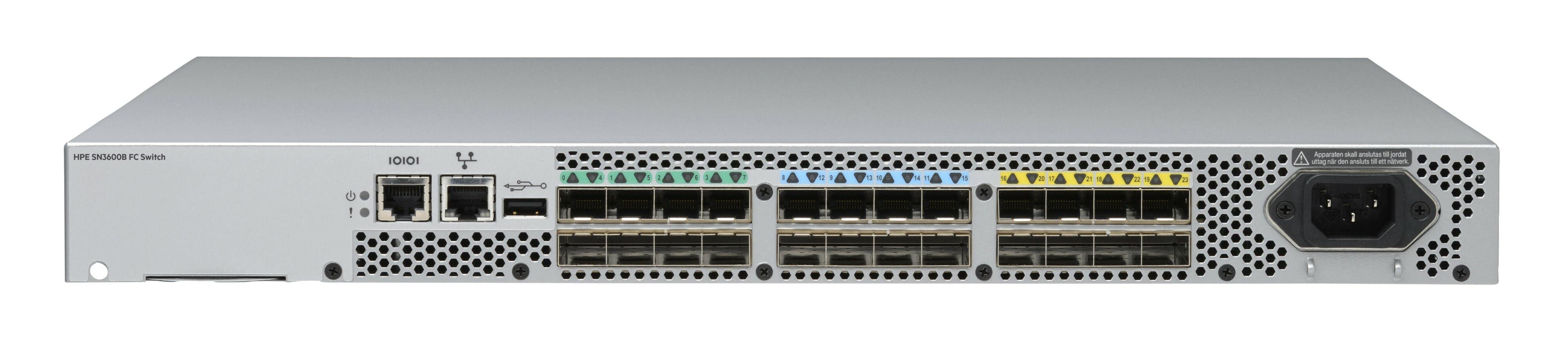 HPE SN3600B 24/8 8p 32Gb SW SFP FC Switch (R7R97A) thumbnail