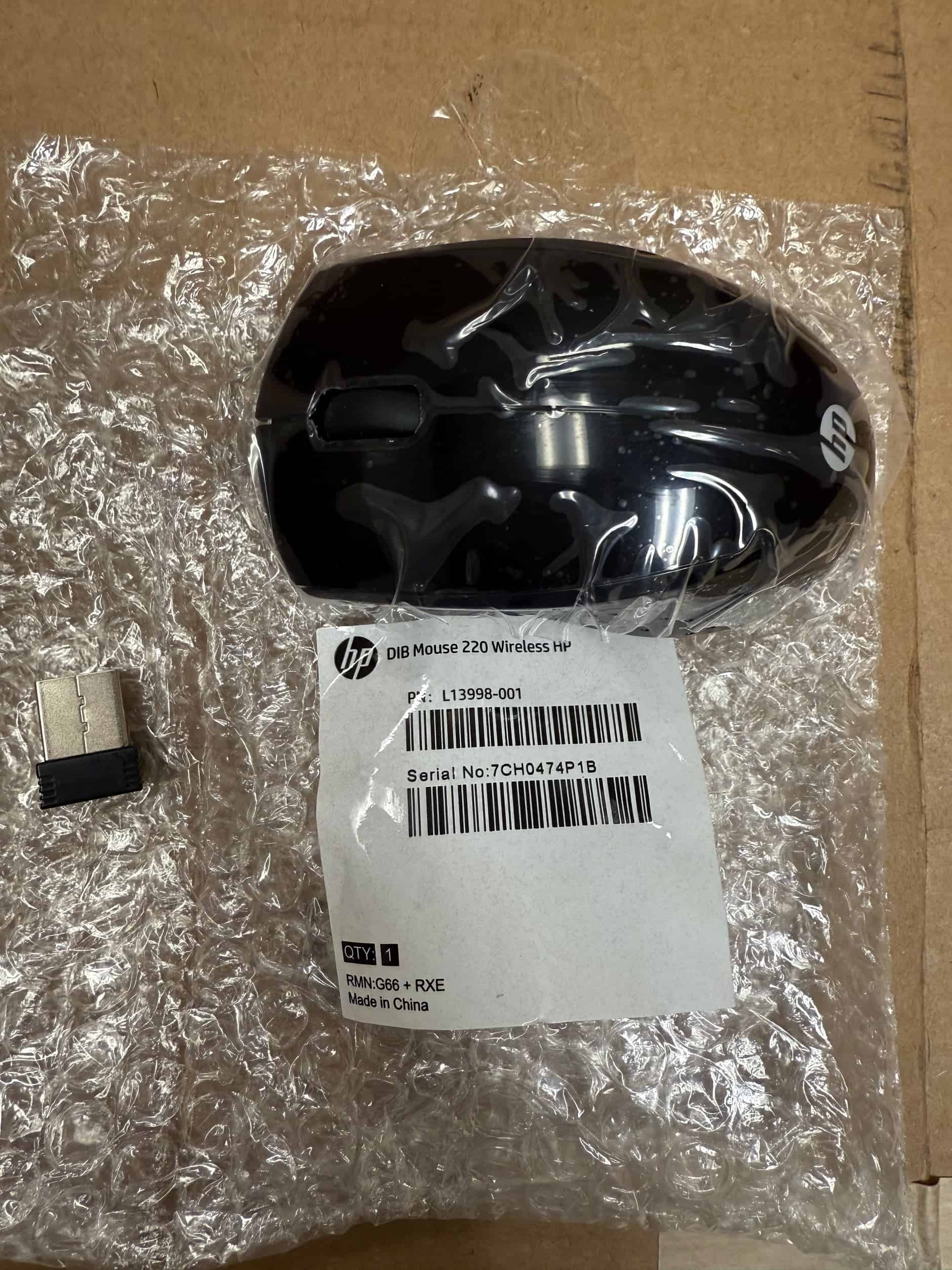 HP ASSY, HP 220 WIRELESS MOUSE (L13996-001) thumbnail