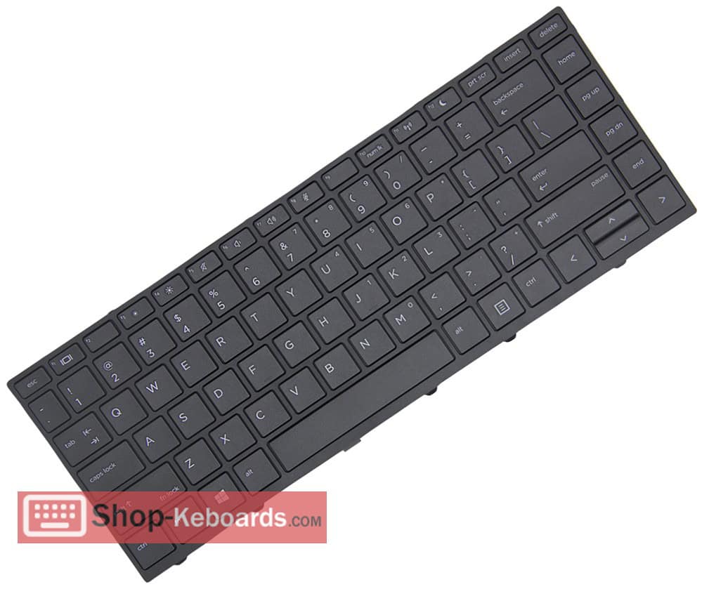 HP SPS-WOODY 2 BROWN KEYBOARD ITL (L73611-061) thumbnail
