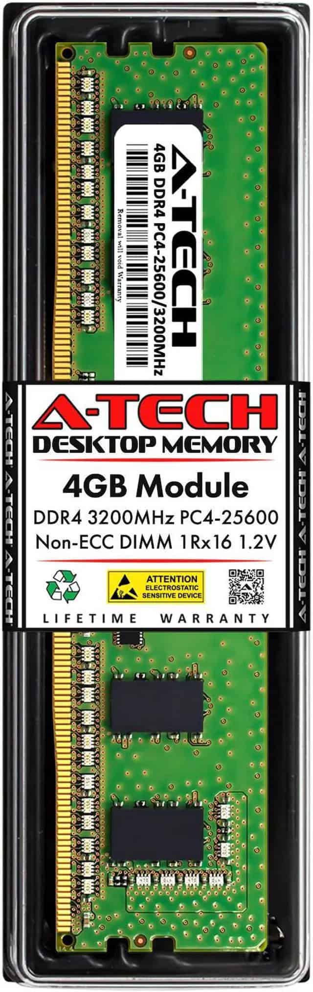 HP SKO-MEM, UDIMM 4GB DDR4-3200 1.2V NECC (L98131-001) thumbnail