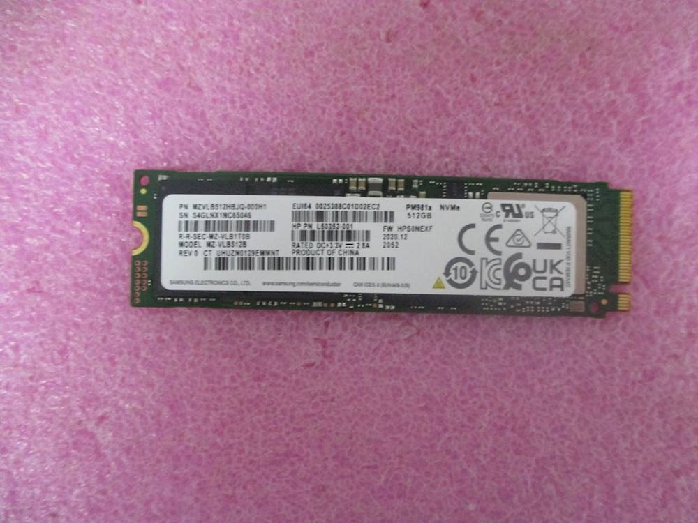 HP SPS-512GB M.2 2280 GBU-LOCKED (M74857-001) thumbnail