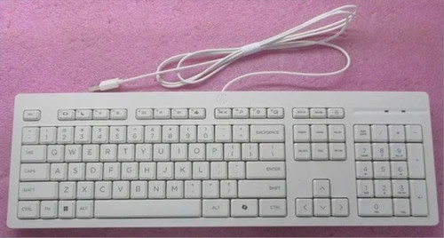 HP SPS-KBD 125 C WHITE WIRED PP SCC (N70686-B41) thumbnail
