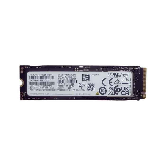 HP SKO-SSD 2TB 2280 PCIE-4X4 NVME TLC NM (N77396-005) thumbnail