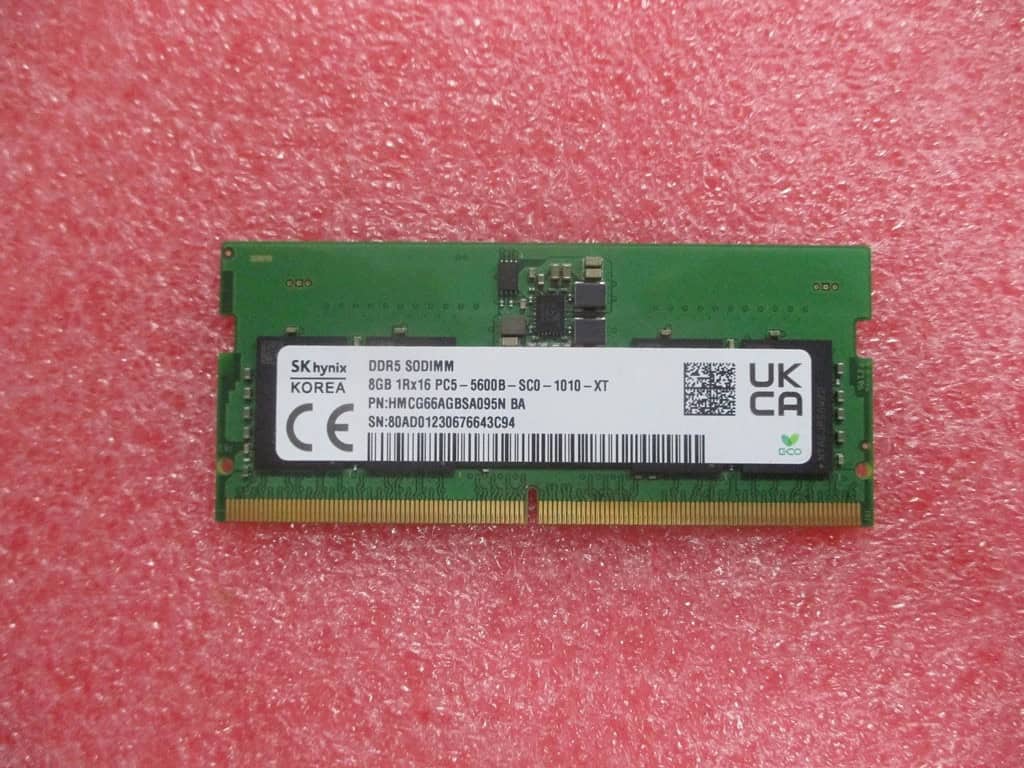 HP SKO-SODIMM 8GB DDR5 5600 1.1V NM (N77398-005) thumbnail
