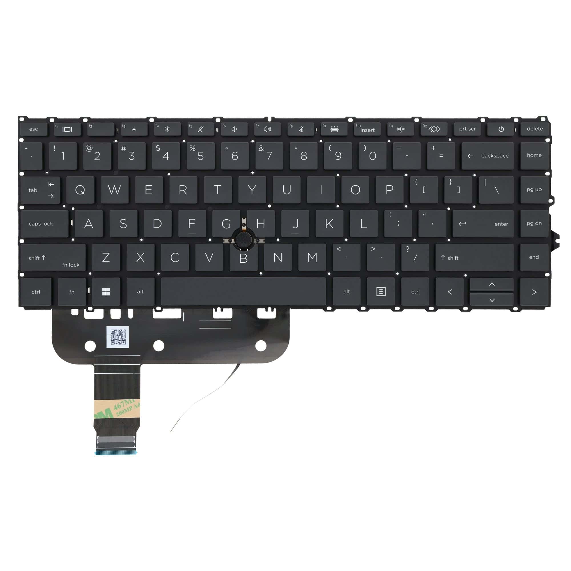 HP SPS-KBD HP 720 DUAL-MODE RCHB WL SP (N98473-071) thumbnail