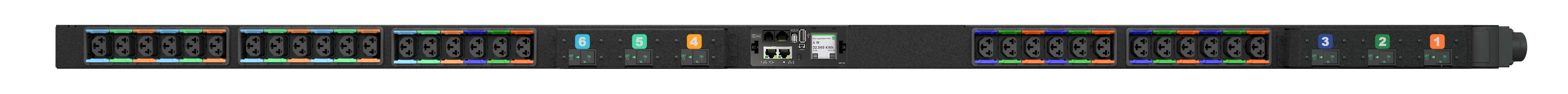 Vertiv Geist VP4UV0A2 energiedistributie 30 AC-uitgang(en) 0U Zwart (VP4UV0A2) thumbnail