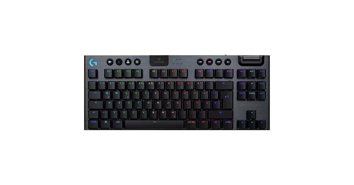 Logitech G915 X LIGHTSPEED TKL WRLS G KB-BLACK-DE (920-012744) thumbnail