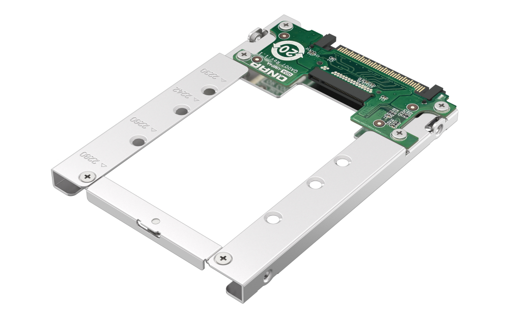 QNAP QDA-UMP4A interfacekaart/-adapter Intern M.2, U.2 (QDA-UMP4A) thumbnail