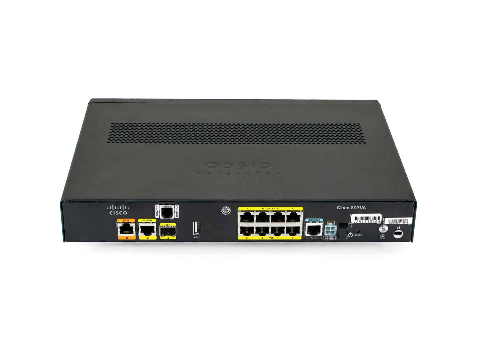 Cisco 897 VDSL2/ADSL2+ over POTs and 1GE/SFP Sec Router (C897VA-K9-RF) thumbnail