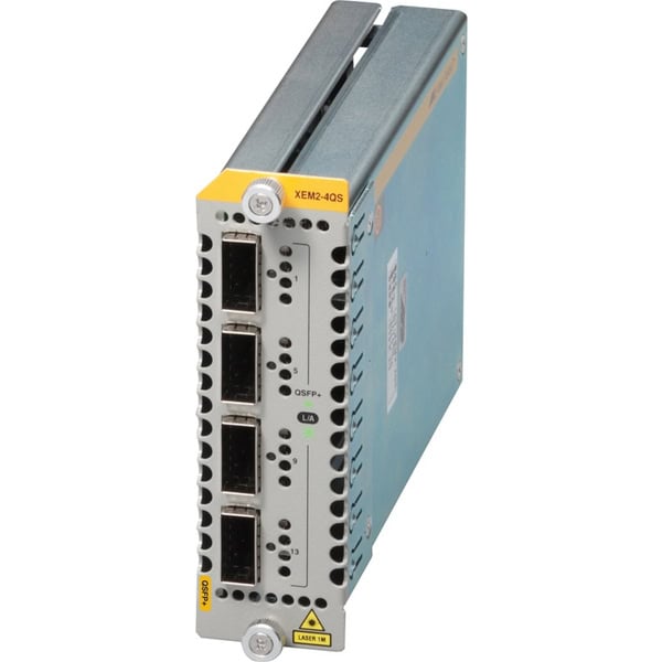 Allied Telesis 4 x 40GbE (QSFP+) ports line card for SBx908GEN2. (AT-XEM2-4QS) thumbnail