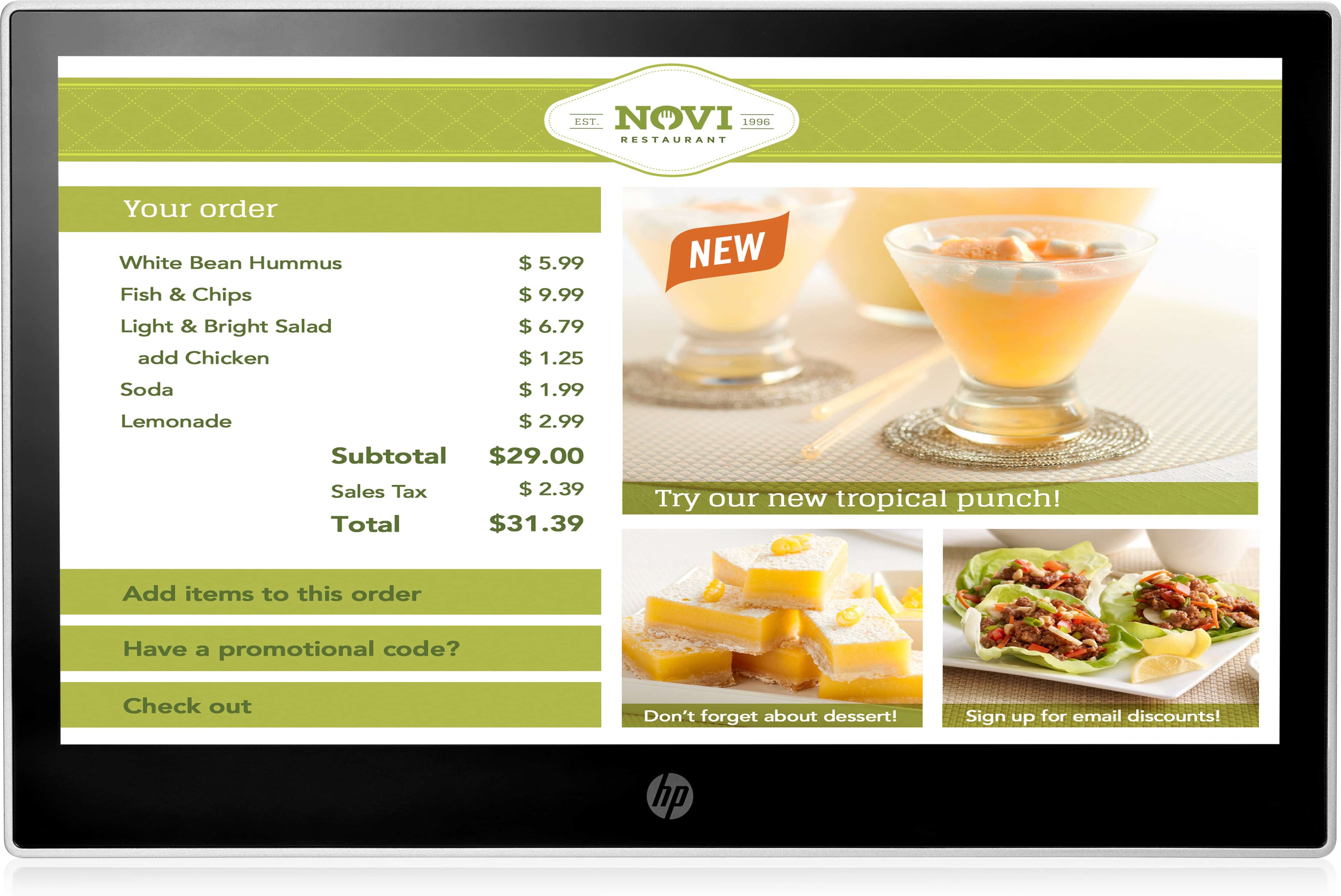 HP L7014t 14-inch retail touchmonitor (T6N32AA#ABB) thumbnail
