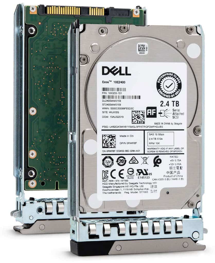Dell 2.4TB 10K 12G 2.5INCH SAS HDD (F9NWJ-RFB) thumbnail