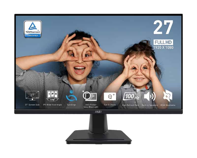 MSI Pro MP275QDE computer monitor 68,6 cm (27") 2560 x 1440 Pixels Wide Quad HD LCD Zwart (9S6-3PC3CM-027) thumbnail