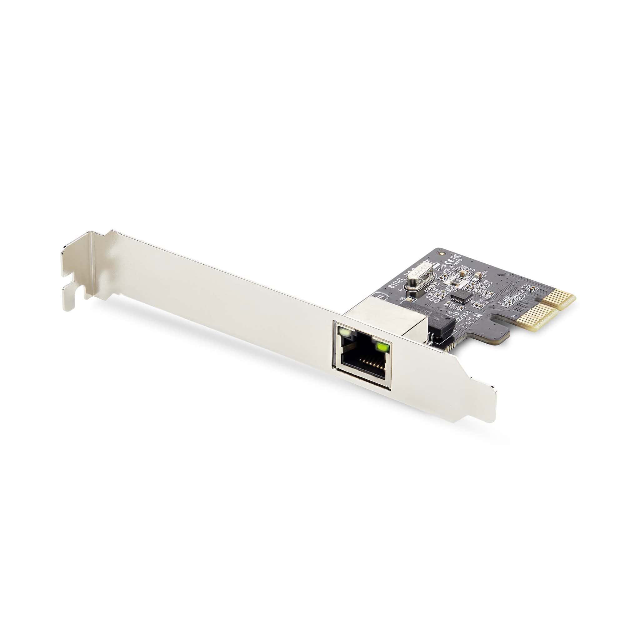 StarTech.com 1-Port Gigabit PCIe Ethernet Adapter Kaart, 1Gbps PCIe Netwerkkaart, 10/100/1000Mbps PCI Express NIC, Realtek RTL8111H, Windows en Linux, TAA (ST1000SPEX2T) thumbnail