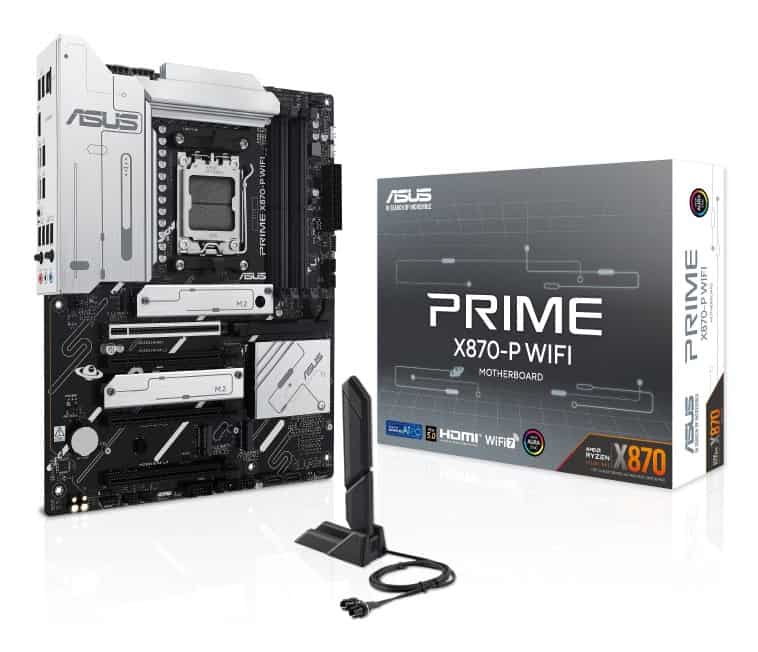 ASUS Prime X870-P WIFI AMD X870 Socket AM5 ATX (90MB1IS0-M0EAY0) thumbnail